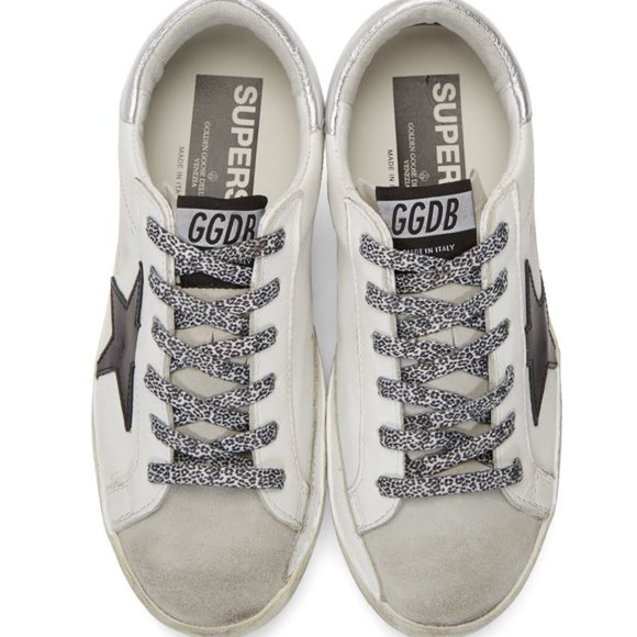 Golden Goose Shoes - Golden Goose x SSENSE White Superstar Sneakers